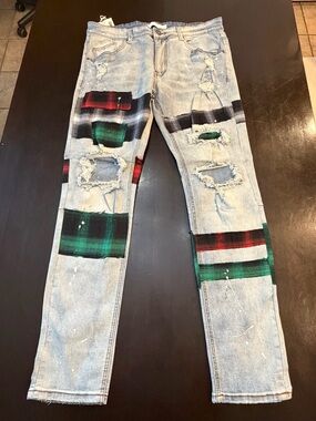 KDNK Pants w/ Patches